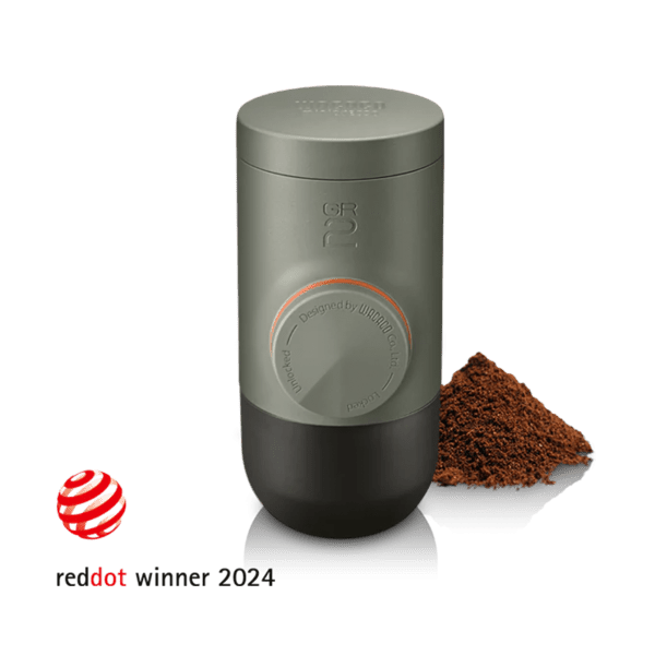 Wacaco Minipresso GR2 – Tragbare Espressomaschine für Kaffeepulver