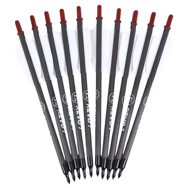 Carbon Ersatzpfeile für REVO 7 Armbrust 30-90 lbs