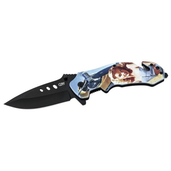 Herbertz CJH Einhandmesser, Totenkopf schwarz