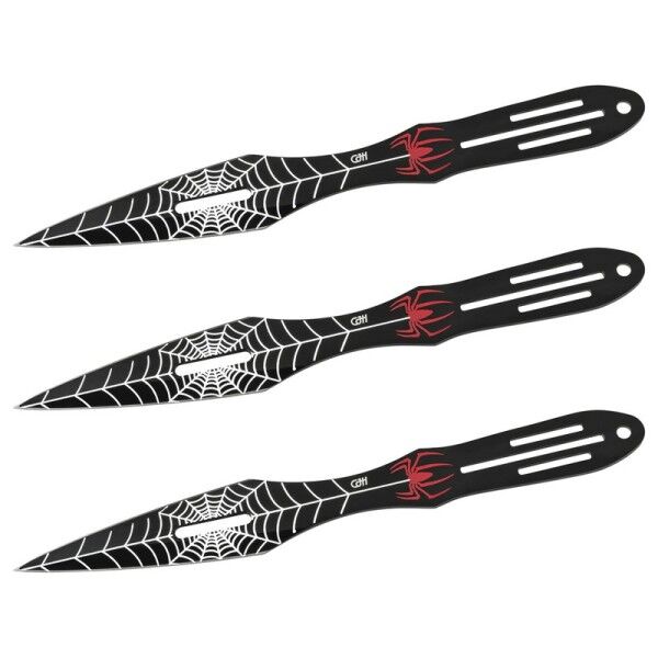 Herbertz CJH Wurfmesser-Set 3-teilig, Spinne