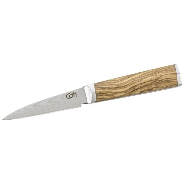 Herbertz CJH Schälmesser, 67-Lagen Damast, Olive