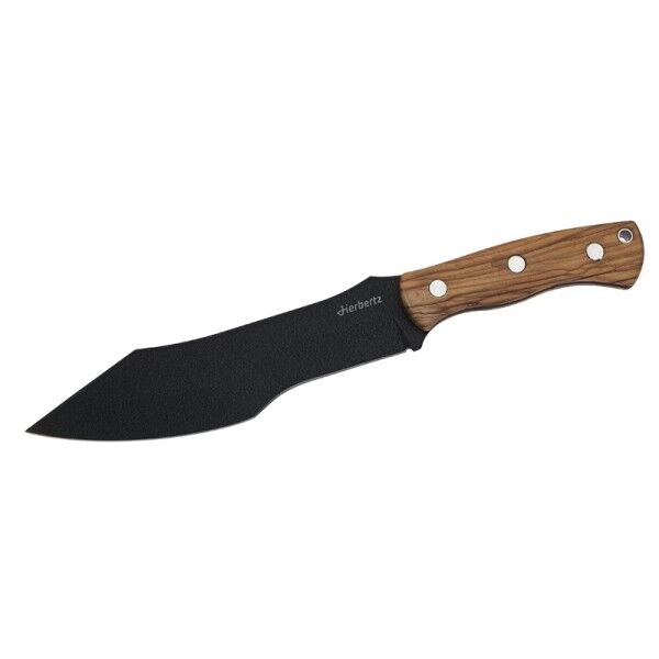Herbertz Bushcraft Survivalmesser D2, Olivenholz