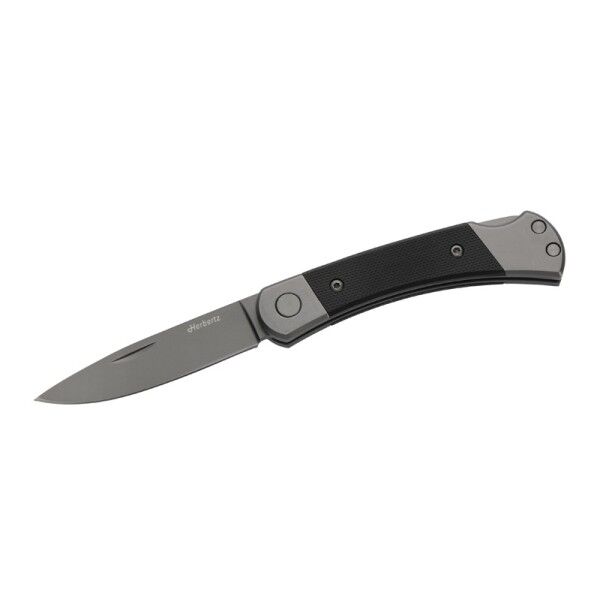 Herbertz Taschenmesser Titan Grey D2, Small Black