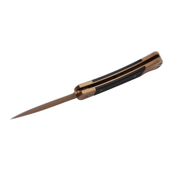 Herbertz Taschenmesser Titan Rosengold D2, Small Black