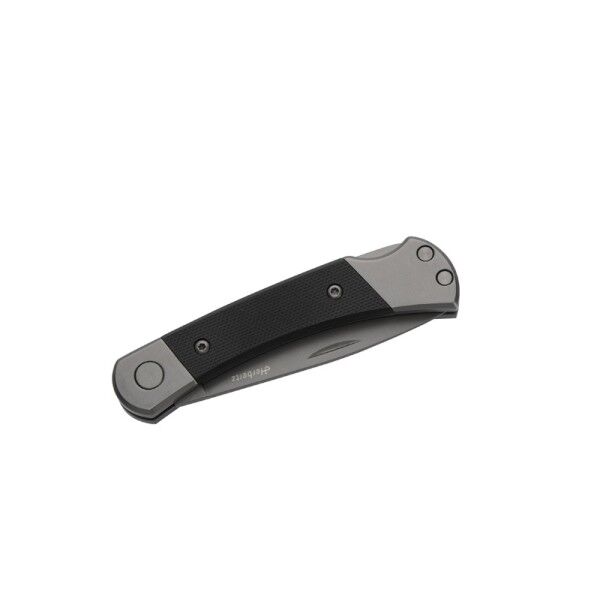 Herbertz Taschenmesser Titan Grey D2, Small Black
