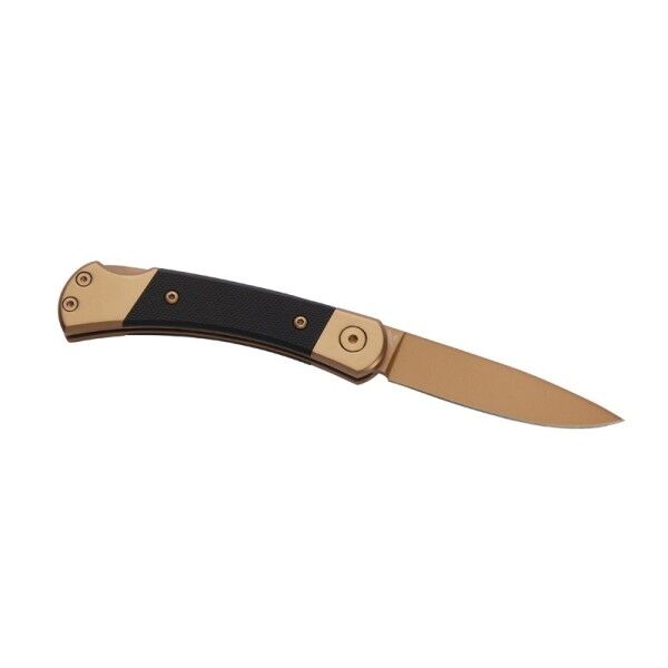 Herbertz Taschenmesser Titan Rosengold D2, Small Black