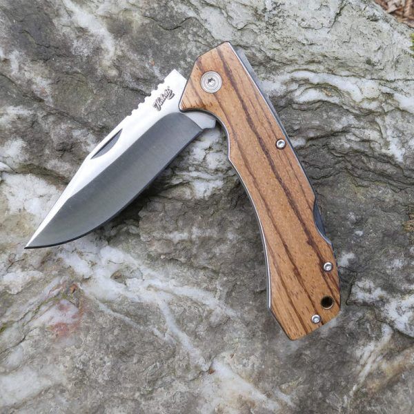 Herbertz CJH Taschenmesser, Zebranoholz