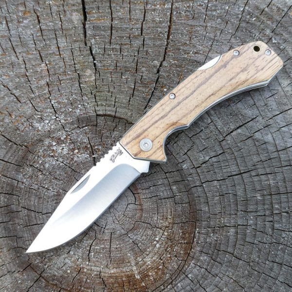 Herbertz CJH Taschenmesser, Zebranoholz