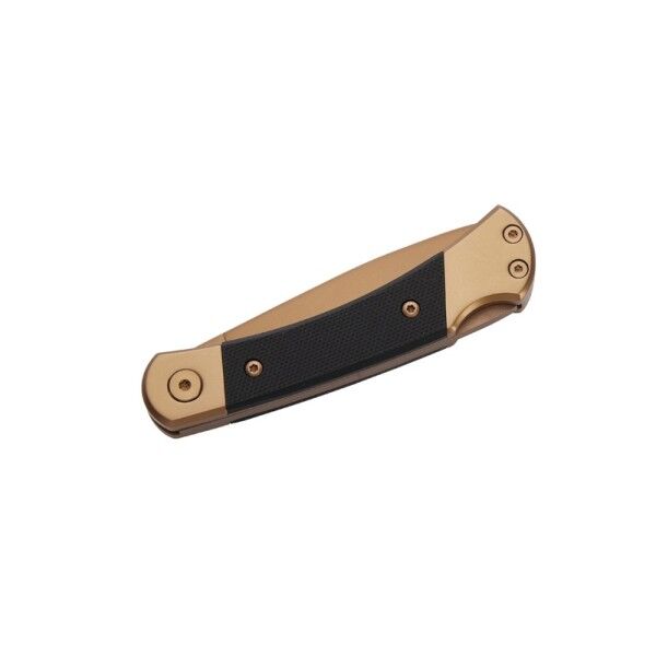 Herbertz Taschenmesser Titan Rosengold D2, Small Black