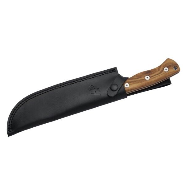 Herbertz Bushcraft Survivalmesser D2, Olivenholz