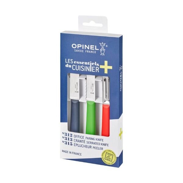 Opinel ESSENTIELS+ TRIO Küchenmesser-Set bei Survivalfreunde.de