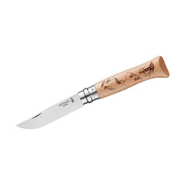 Opinel No 08 GRAVURE Klappmesser, RANDO bei Survivalfreunde.de