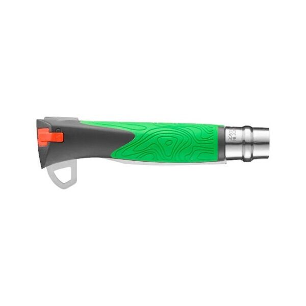 Opinel No 12 EXPLORE Taschenmesser mit Zeckenzange (orange) Ansicht 2 bei Survivalfreunde.de