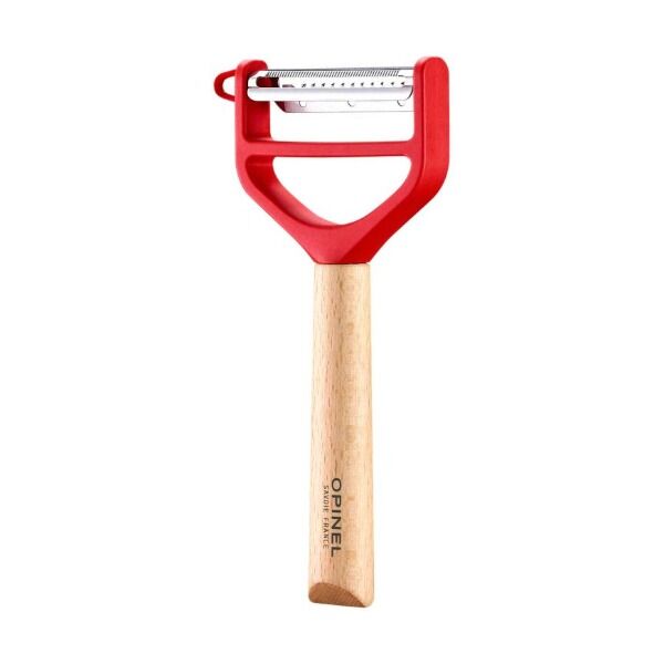 Opinel T-DUO WOOD Schäler, rot bei Survivalfreunde.de